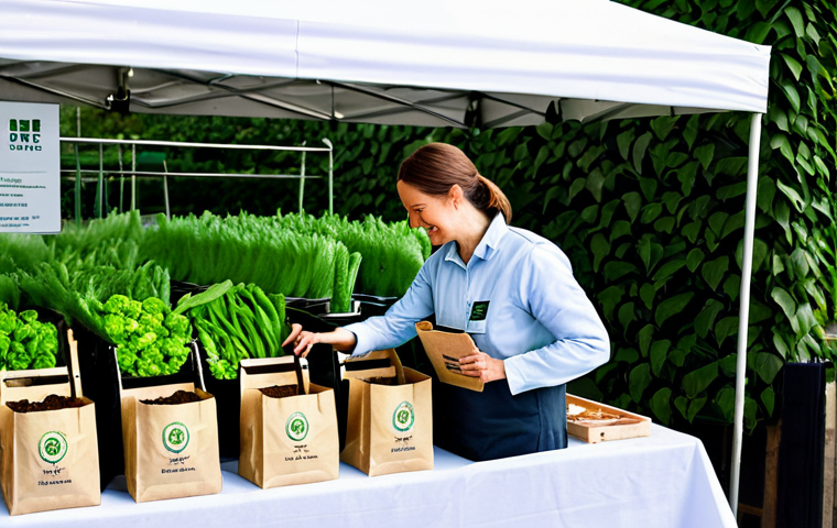 버미컴포스팅의 시장 접근 전략 - Urban Gardening with Vermicompost**

"A vibrant urban garden scene, featuring raised beds overflowin...