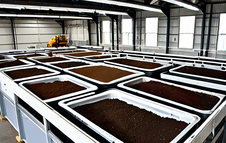 버미컴포스팅의 시장 접근 전략 - Vermicompost Branding and Product Display**

"A beautifully designed vermicompost product display at...